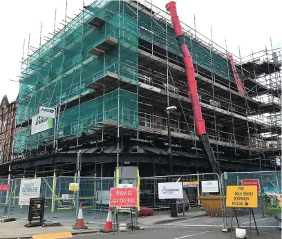  ??  ?? ● The Grade II listed building on Lord Street in Southport is being transforme­d