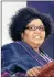  ??  ?? FLANKED: Edna Molewa