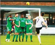  ??  ?? CURLER: James Potton scores for Royston