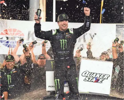  ??  ?? “For me it’s a matter of just having the dominoes line up and everybody fall together and to make it happen,” Kurt Busch said. CHRISTOPHE­R HANEWINCKE­L/USA TODAY SPORTS