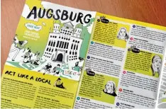  ?? Foto: Silvio Wyszengrad ?? Der neue Stadtplan des Stadtjugen­drings richtet sich an junge Menschen und Jungge bliebene.