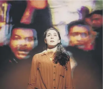  ?? ?? Raghad Chaar as Samira in Mariem Omari’s vivid, complex and challengin­g Revolution Days