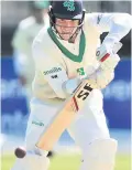  ??  ?? Battling: Gary Wilson in action against Pakistan yesterday