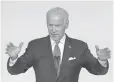  ?? ANA VENEGAS, AP ?? With politics at the forefront, SXSW invited former vice president Joe Biden to speak.