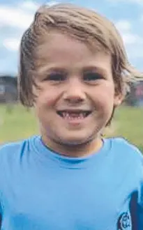  ??  ?? Six-year-old fundraiser Tommy Millar will run the 2km Junior Dash on Gold Coast Marathon weekend.