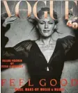  ?? Foto: Peter Lindbergh für Vogue Deutschlan­d, dpa ?? Das „Vogue“-Cover für Januar.