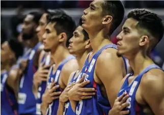  ??  ?? GILAS PILIPINAS is angling to have a better showing against Australia when they next meet in Group B action in the FIBA World Cup Asian Qualifiers on July 2 at the Philippine Arena in Bulacan.