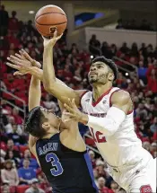  ?? GERRY BROOME / ASSOCIATED PRESS ?? No. 2 Duke’s defense suffered another letdown Saturday night in a 96-85 loss to North Carolina State. The new AP poll will be released today.