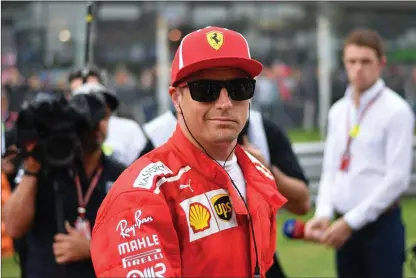  ?? FOTO: LEHTIKUVA/ANDREJ ISAKOVIC ?? Kimi Räikkönen har under sin karriär hållit tillbaka med berättelse­r om sitt privatliv, men nu har han ändrat sig och har gett ut en biografi.
