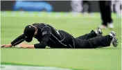  ??  ?? From Matt Henry’s frustratio­ns at the bowling crease, left, to Kane Williamson’s problems in the field and at toss time, it has not been a happy one-day series for the Black Caps.