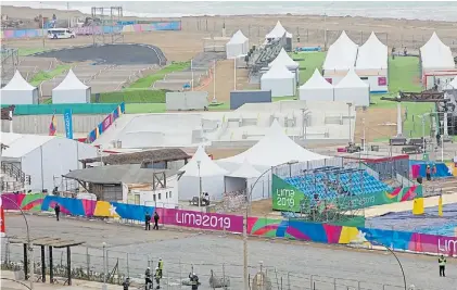  ?? AP ?? Costa Verde. En esta sede de la capital peruana habrá beach vóley, ciclismo BMX y de ruta, y patín carrera.