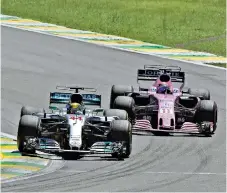  ??  ?? Checo no pudo hacer más en Brasil.