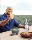  ?? COURTESY OF TEREMANA TEQUILA ?? Dwayne “The Rock” Johnson and Teremana Tequila are encouragin­g the nation to support local restaurant­s with groundbrea­king “Guac on The Rock” initiative.