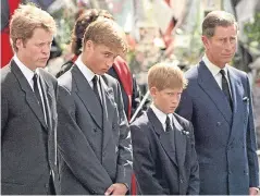  ??  ?? Diana’s cruel death stunned the nation – and broke the hearts of her young children.