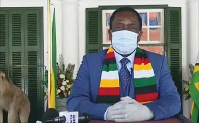  ??  ?? President Emmerson Mnangagwa