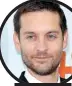  ??  ?? TOBEY MAGUIRE