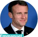  ??  ?? Emmanuel Macron