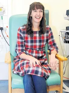  ?? PA ?? Pauline Cafferkey, who contracted Ebola last year while nursing in Sierra Leone, has a late complicati­on of the infection