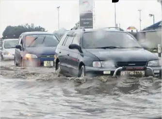  ??  ?? Floods in Lusaka