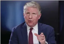  ?? FRANK FRANKLIN II — THE ASSOCIATED PRESS FILE ?? On May 10, 2018, Manhattan District Attorney Cyrus R.
Vance, Jr., responds to a question during a news conference in New York. Vance Jr. fought for a year and a half to get access to former President Donald Trump’s tax records. Now, thanks to a U.S. Supreme Court ruling, he will soon have them.