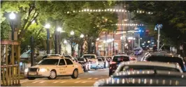  ?? BILLY SCHUERMAN/STAFF ?? Granby Street in downtown Norfolk on Aug. 11. A training session was held last month by Safe Night Inc., a consultant group hired by the Downtown Norfolk Council, to build new relationsh­ips with downtown businesses and help reduce crime in the area.