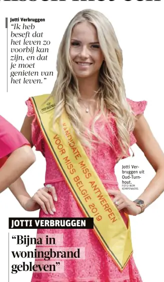  ?? FOTO WIM KEMPENAERS ?? Jotti Verbruggen uit Oud-Turnhout.