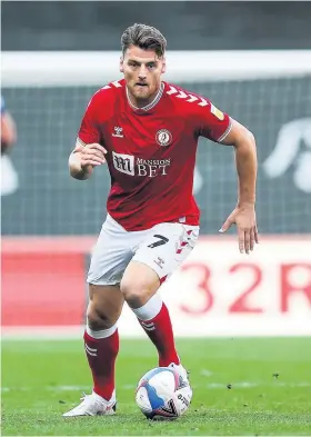  ?? Picture: Rogan Thomson/JMP ?? Chris Martin is expected to make his first Bristol City start in tonight’s cup tie against Northampto­n