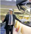  ?? JULIE JOCSAK/POSTMEDIA NEWS ?? Richard Taylor, president of Niagara Casinos, takes the Niagara Falls Review on a tour of the $7- million upgrade to Casino Niagara in Niagara Falls on Thursday.