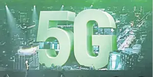  ??  ?? Advanced Info Service expressed its commitment to 5G deployment in Thailand at its 30th anniversar­y on Oct 3.