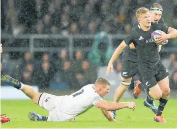  ?? Photo / AP ?? Damian McKenzie was a constant threat from fullback for the All Blacks.