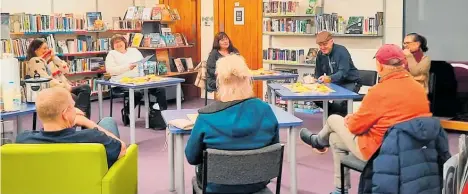  ?? ?? The open mic event was fun at Eketahuna Library.