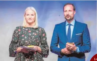  ?? AFP ?? Haakon y Mette-Marit de Noruega, la pasada semana en Oslo