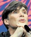  ?? —PHOTOS BY REUTERS ?? Cillian Murphy