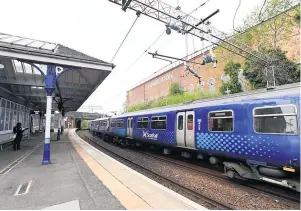  ?? ?? Reduction The ticket office at Coatbridge Sunnyside will be among those affected