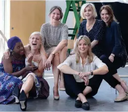  ??  ?? We are family: The Colby Sisters cast in rehearsal