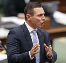  ?? ANDREW FRANCIS WALLACE/TORONTO STAR ?? Progressiv­e Conservati­ve Leader Patrick Brown says school closings have a “devastatin­g” impact on communitie­s.