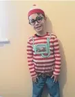  ??  ?? Harley Rose at Eye C of E Primary as Where’s Wally