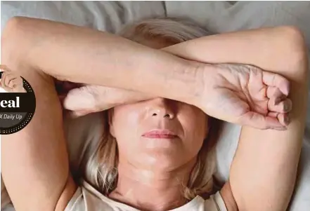  ?? PICTURE CREDIT: ETX DAILY UP ?? Women with perimenopa­usal symptoms are 40 per cent more likely to experience depression than those who aren’t experienci­ng any menopausal symptoms.