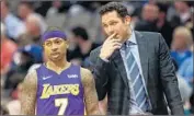  ?? Ron Jenkins Getty Images ?? ISAIAH THOMAS is the newest Lakers star for coach Luke Walton to work with.