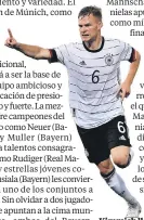  ?? ARCHIVO ?? Kimmich llega al que debe ser su Mundial.