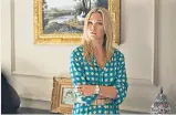  ??  ?? Blue check dress
‘Shirt dresses are the bedrock of Julia’s wardrobe – they’re fluid yet tailored so very flattering. There’s something business-like about them but they’re also youthful. This was a rare pattern – I found it in a shop in Cannes. It’s...