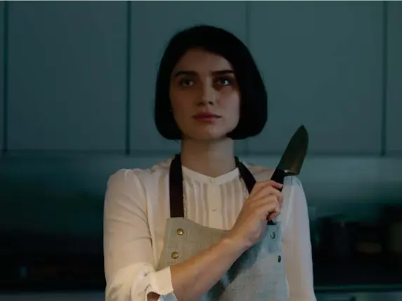  ?? (Netflix) ?? Chop and change: Eve Hewson as Adele in the Netflix show