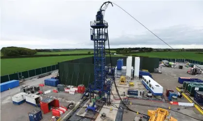  ?? ?? Cuadrilla has announced it is abandoning its two shale wells at the Preston New Road site in Lancashire. Photograph: Cuadrilla/PA