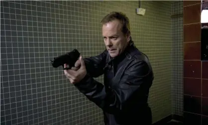  ??  ?? Fighting the cistern ... Kiefer Sutherland as Jack Bauer. Photograph: Allstar/Sky One/Sportsphot­o/Allstar