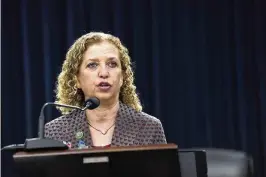  ?? SUSAN WALSH / AP ?? We’re pushing the VA to ... eliminate harmful testing on animals,” said Rep. Debbie Wasserman Schultz, D-Fla., the top Democrat on the House Veterans’ Affairs Committee’s subpanel on military constructi­on, veterans affairs and related agencies.