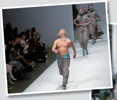  ??  ?? Wang Deshun wowed the country in 2015 after he showed off his toned physique on the runway during China Fashion Week in Beijing.