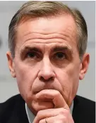  ??  ?? Bleak analysis: Mark Carney