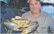  ??  ?? Get your pots in the water as there are heaps of sand crabs and big muddies around at the moment. Ben White caught this beauty through the week.