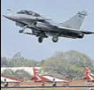  ?? PTI FILE ?? The IAF has defended the Rafale deal, saying the jets bring tremendous capabiliti­es at a reasonable price