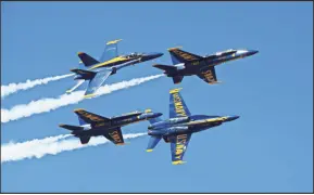  ?? Contribute­d ?? The U.S. Navy Blue Angels will perform at the 2021 Wings Over North Georgia Drive-In Air Show will take flight at the Russell Regional Airport in Rome on Oct. 30-31.